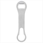 HST71416S Dog Bone Style Bottle Opener With Pour Spout Remover And Custom Imprint